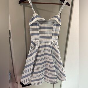 Blue Rain Summer Dress - Small
